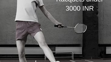 badminton rackets under 3000