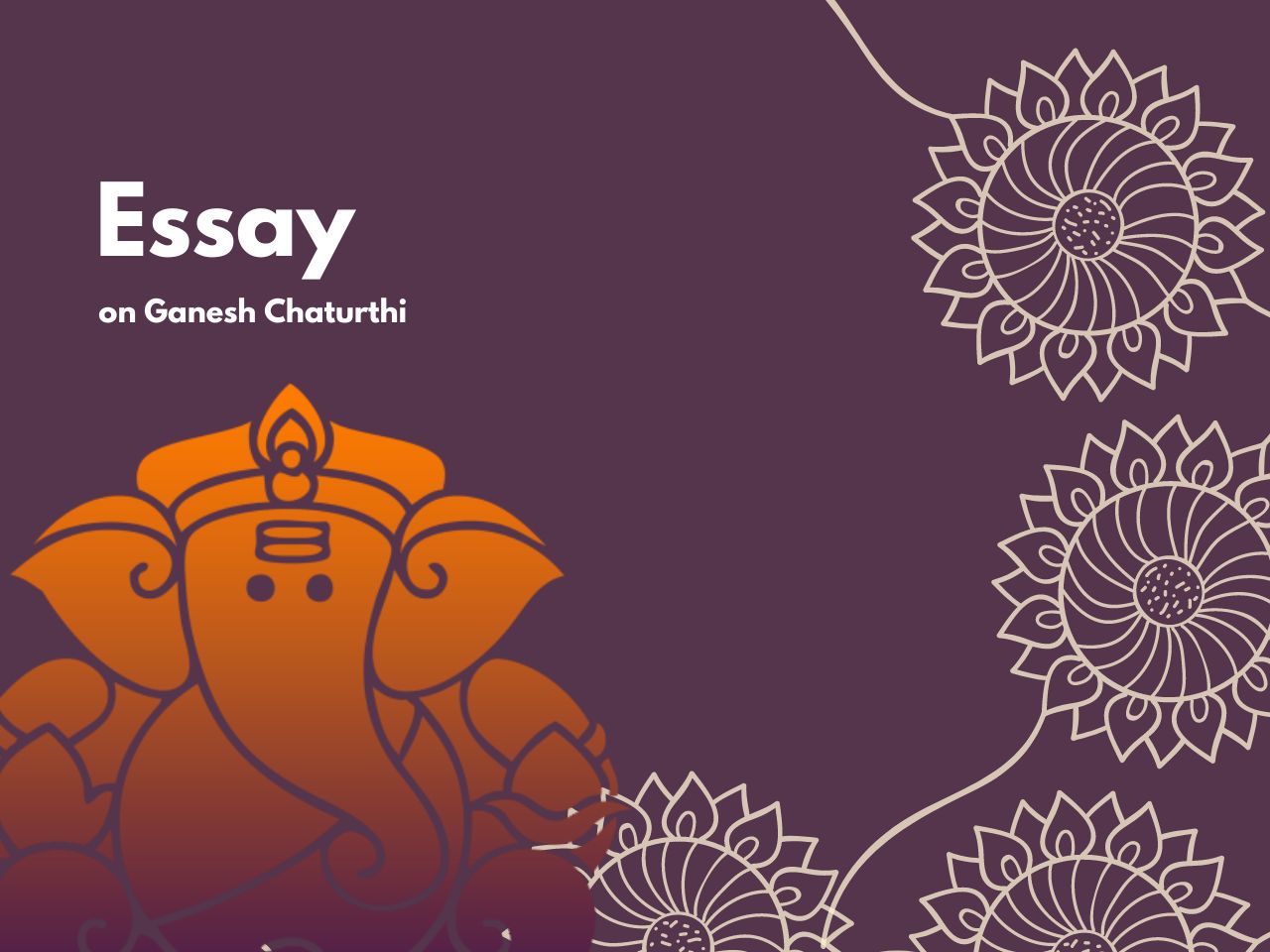 Ganesh Chaturthi Essay