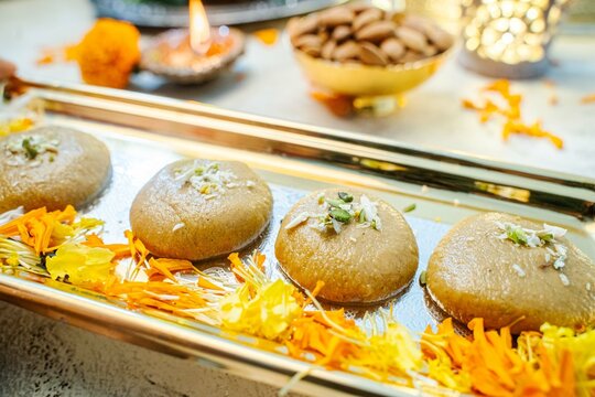 Prasads at Famous Indian Temple